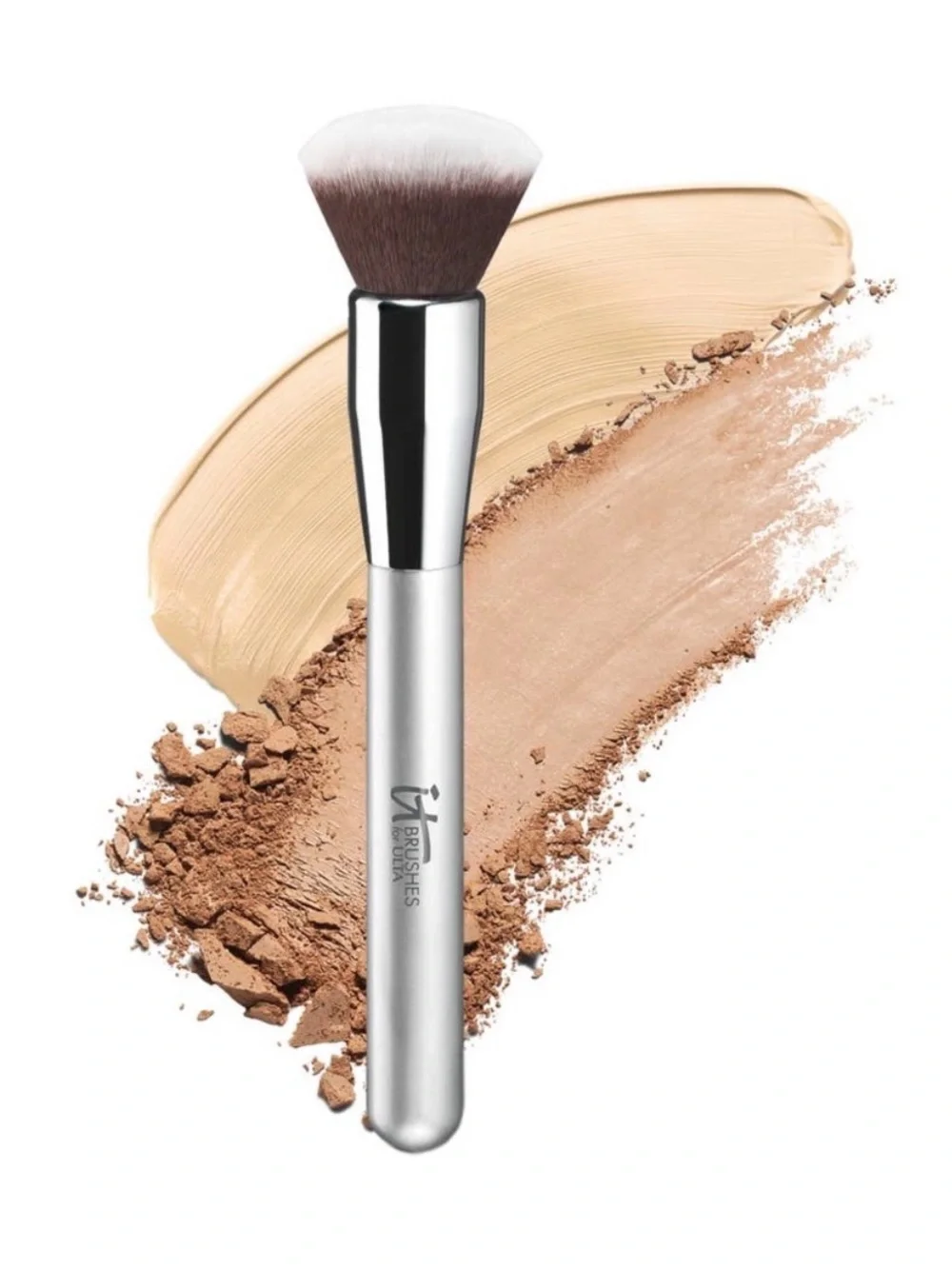 IT Cosmetics Dome Shaped Airbrush Blurring Foundation Brush #101, NWT